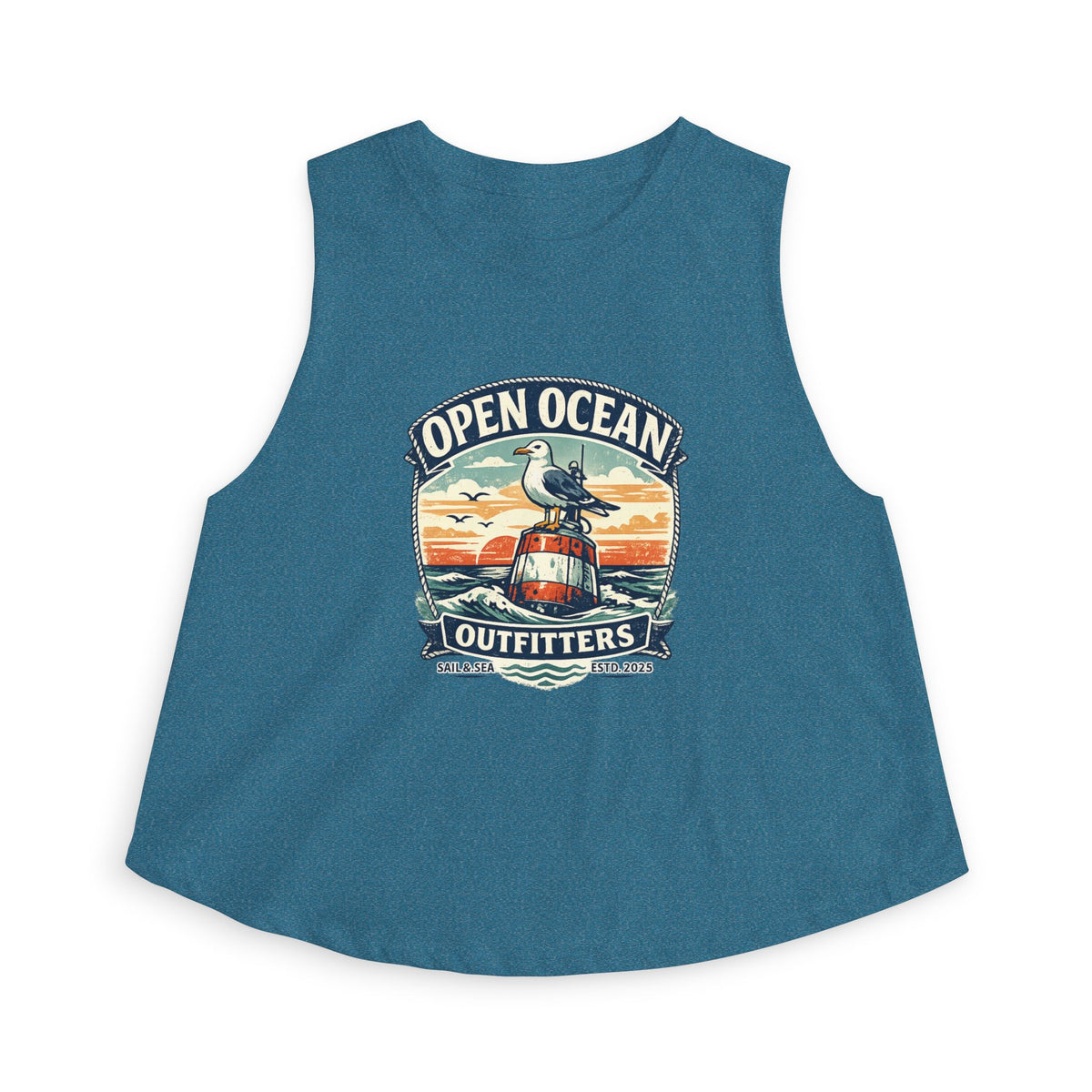 NEW ARRIVAL Sail & Sea Crop Top