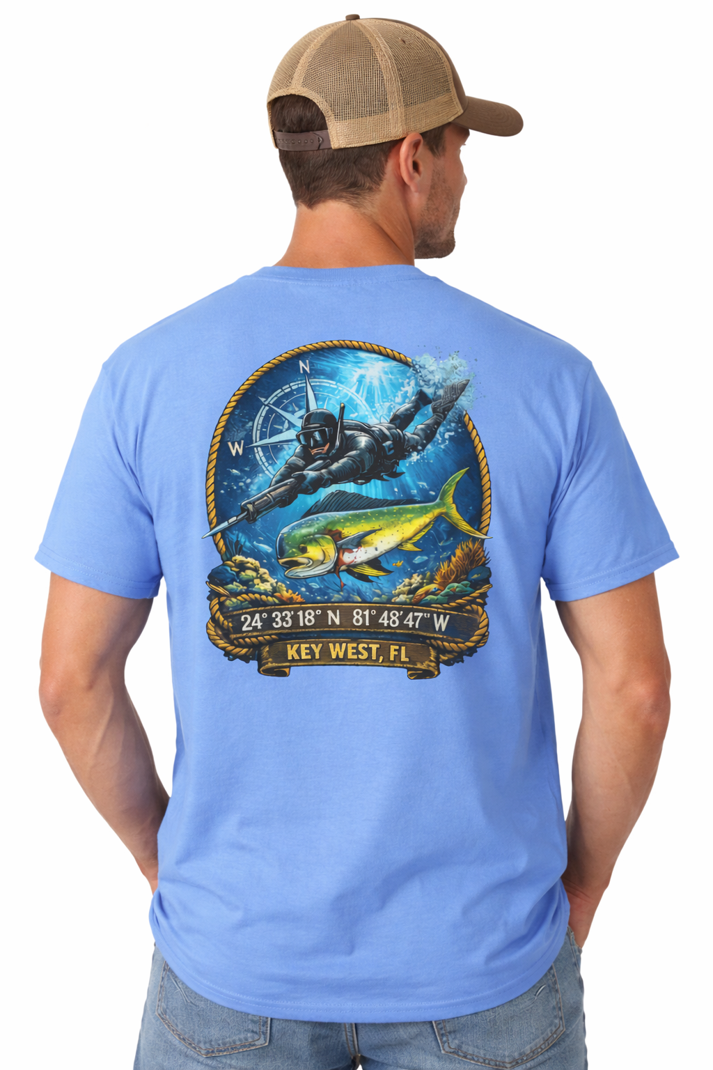 Reef Hunter Coordinates Tee