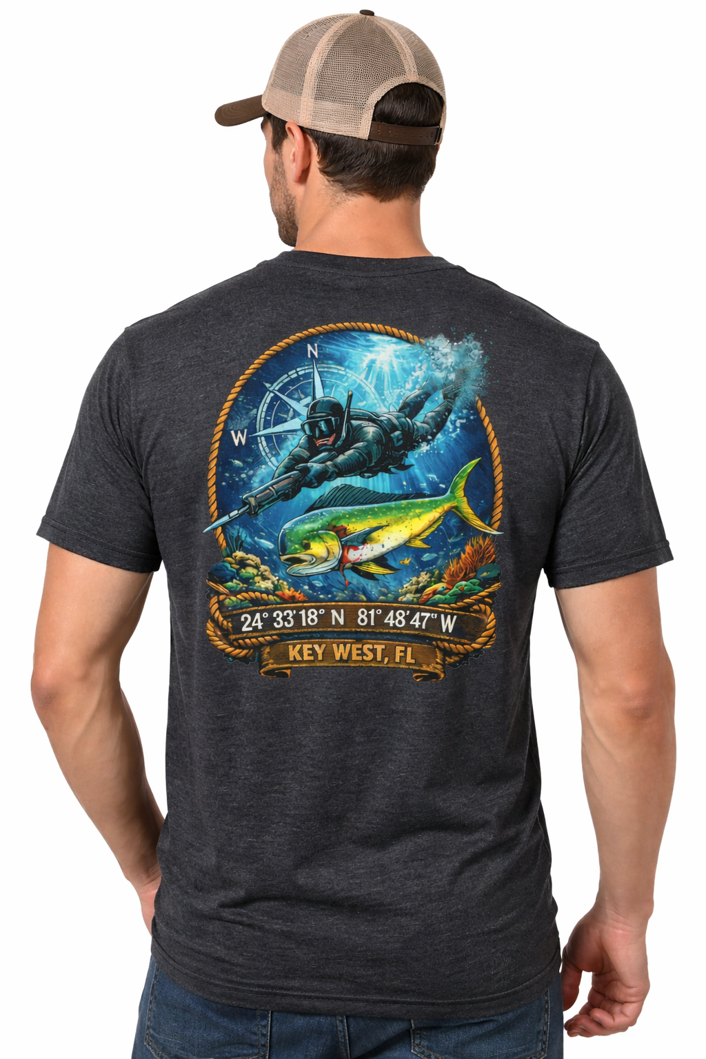 Reef Hunter Coordinates Tee