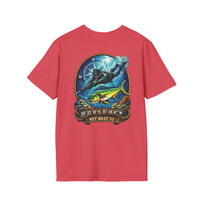 Spearfishing T-Shirt | Florida Spear Fisher Diver Design | key west Florida