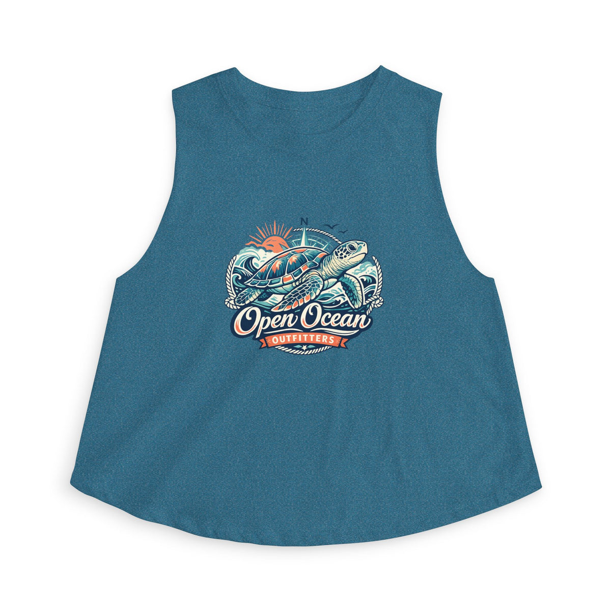 Turtle Tide Crop Top