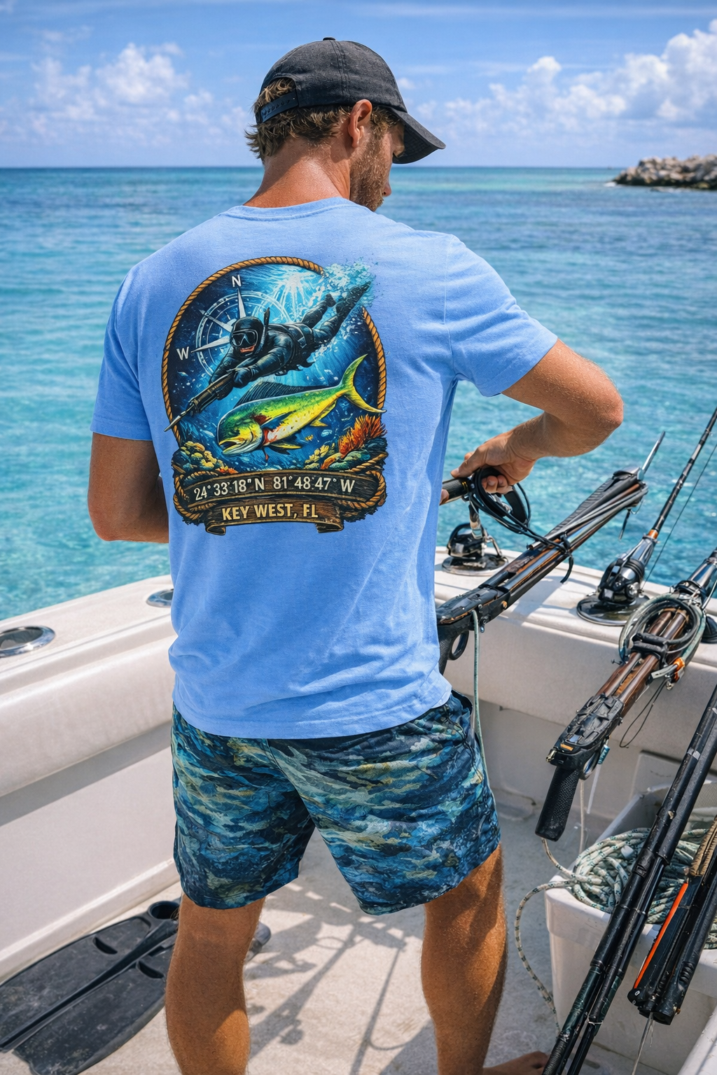 blue mahi T-shirt