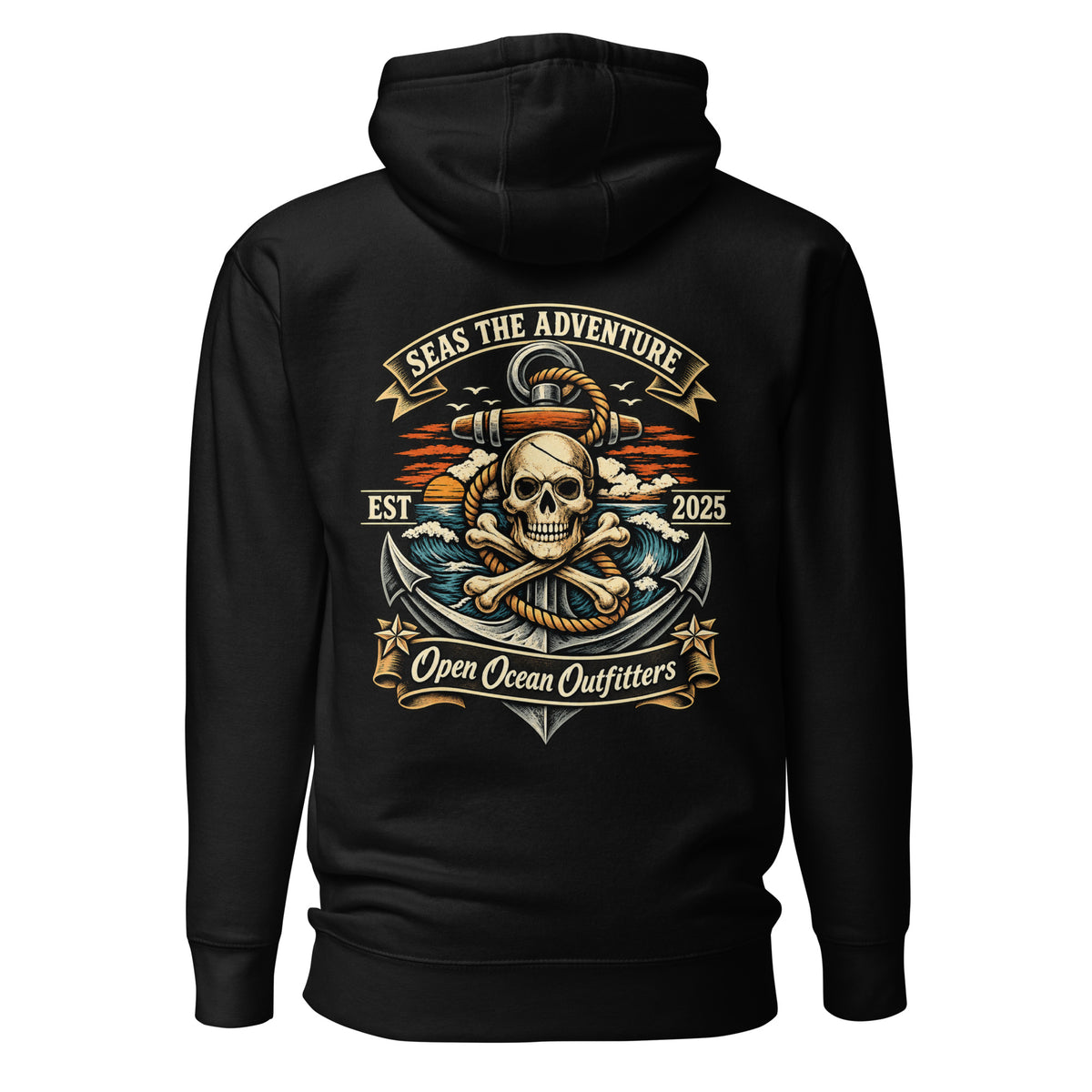 Dead Reckoning Hoodie back black