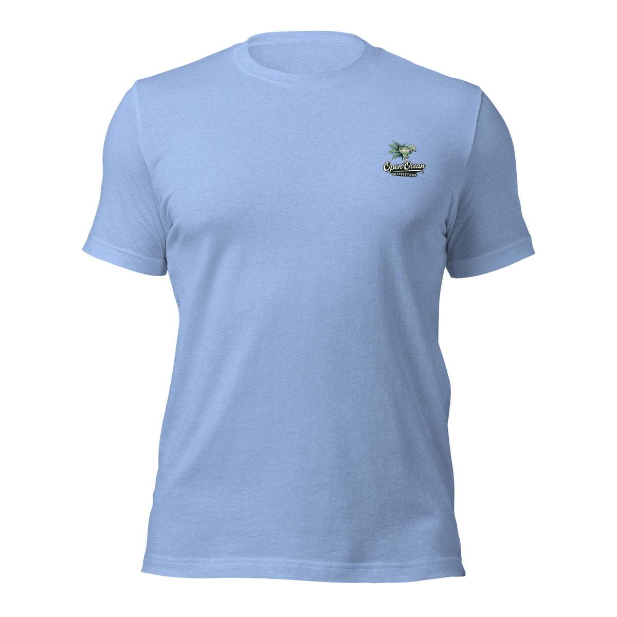 Salt & lime Tee front blue